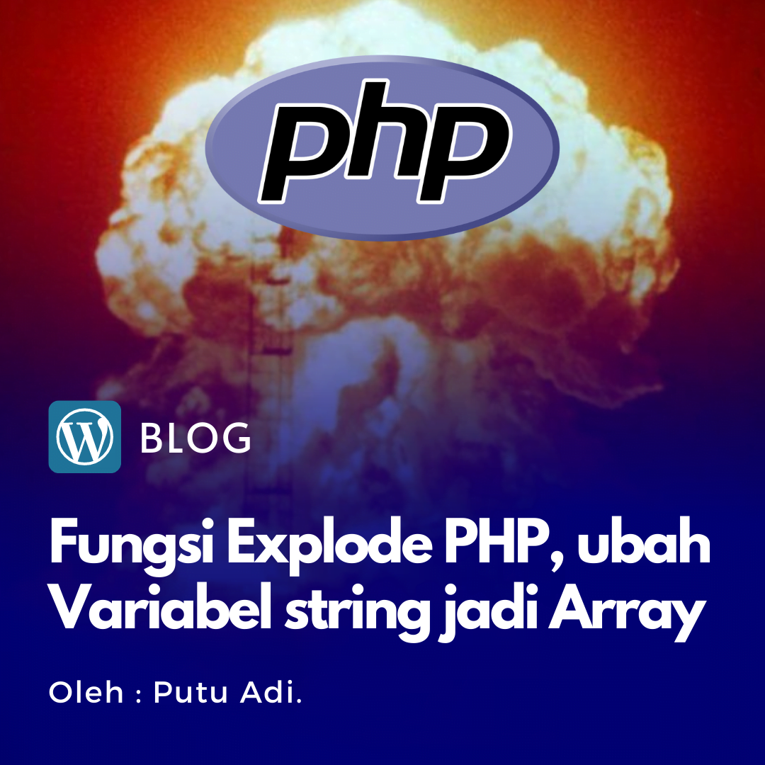Cara membuat Array dengan Variabel String di Pemrograman PHP