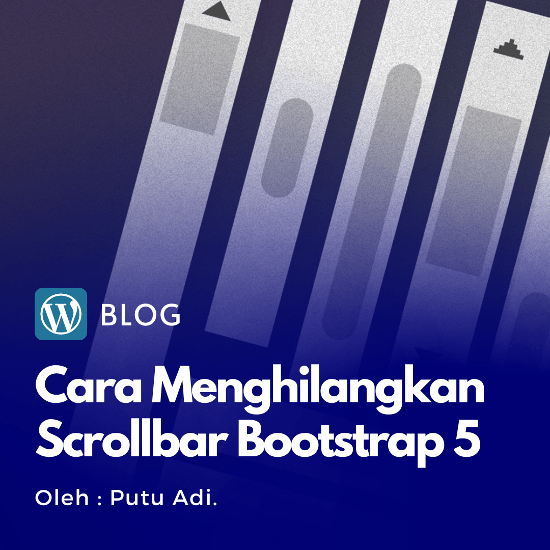 Cara menghilangkan atau menyembunyikan scrollbar overflow di HTML CSS
