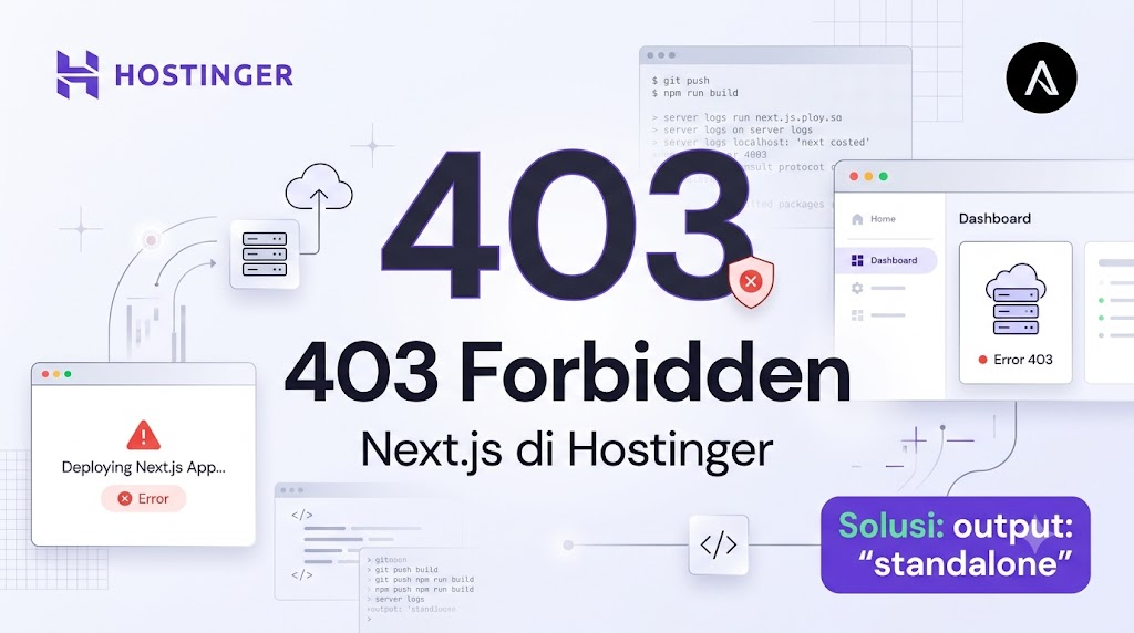 Mengatasi 403 Forbidden Saat Deploy Next.js ke Hostinger dengan output: “standalone”